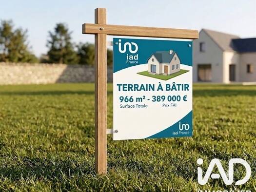 Terrain constructible à vendre 389 000 € 966 m² de terrain Chalifert 77144