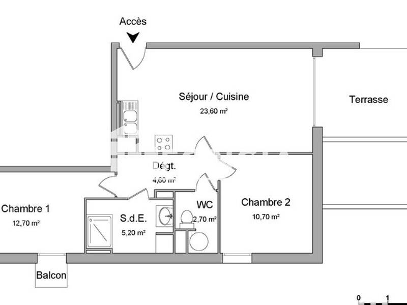 Maison à louer, 60m², PERPIGNAN