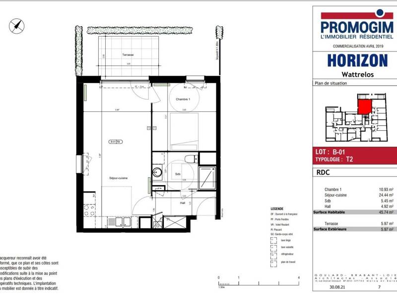 Maison à louer, 49m², WATTRELOS