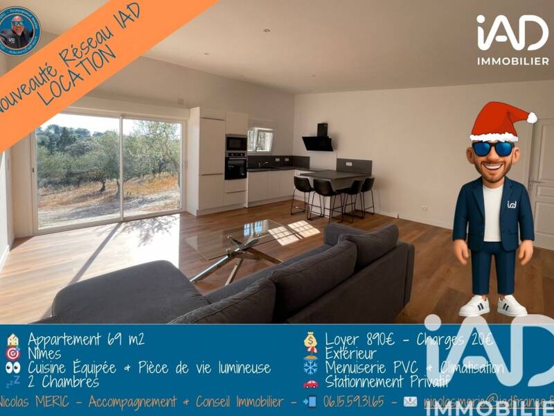 Maison à louer, 69m², NIMES