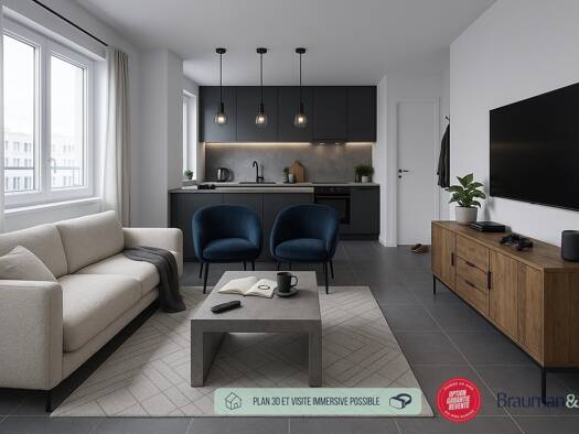 Appartement à vendre - neuf 172 575 € 2 pièces 1 chambre 37 m² 2ème étage Collegiale Mantes-la-Jolie 78200