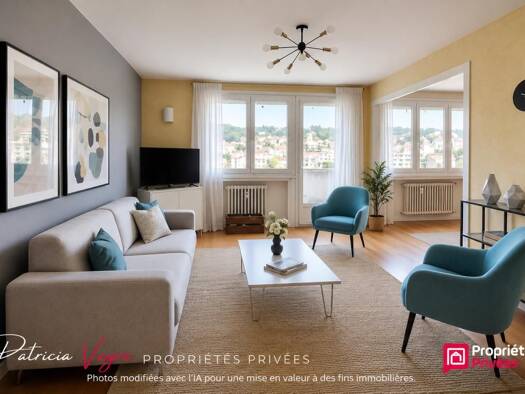 Appartement à vendre 120 000 € 3 pièces 2 chambres 80 m² RDC Badouillère-Saint Roch-Valbenoîte Saint-Étienne 42100