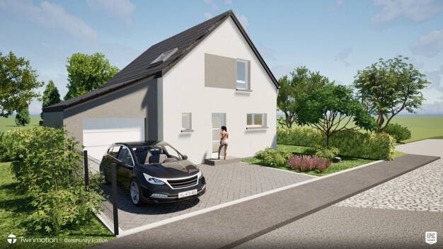 Terrain avec maison neuve à vendre 314 900 € Meyenheim 68890