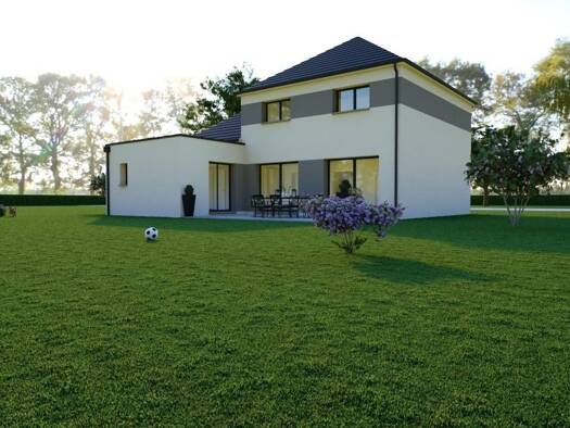 Terrain avec maison neuve à vendre 254 850 € 7 pièces 5 chambres 146 m² 940 m² de terrain Guivry 02300