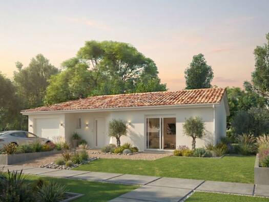 Terrain avec maison neuve à vendre 292 000 € 4 pièces 3 chambres 100 m² 729 m² de terrain Pontonx-sur-l'Adour 40465