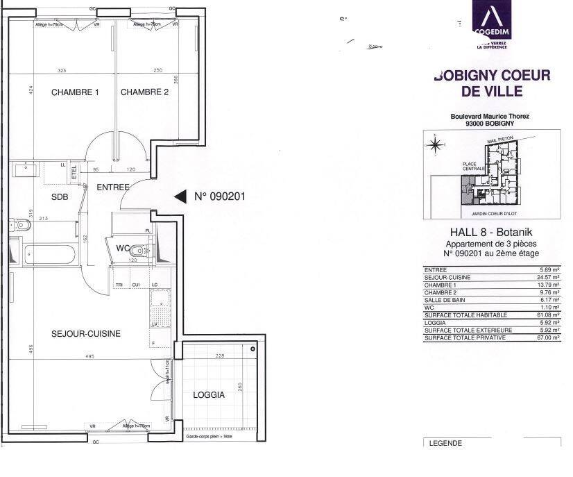 Maison à louer, 61m², BOBIGNY