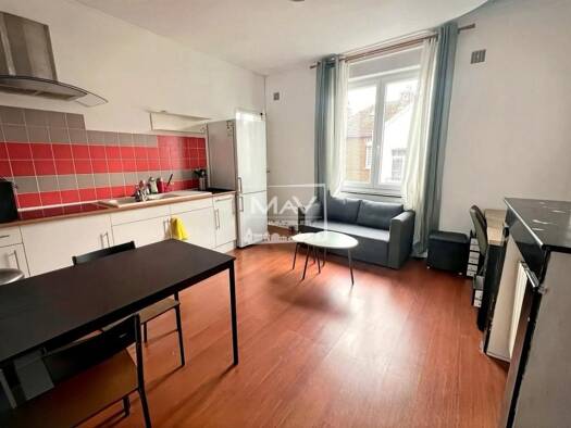 Appartement à louer 730 € 2 pièces 1 chambre 34 m² Étage 1/2 Pont-Monplaisir-Plouich Marcq-en-Barœul 59700