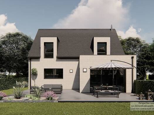 Terrain avec maison neuve à vendre 652 750 € 4 pièces 3 chambres 120 m² 481 m² de terrain La Trinité-sur-Mer 56470