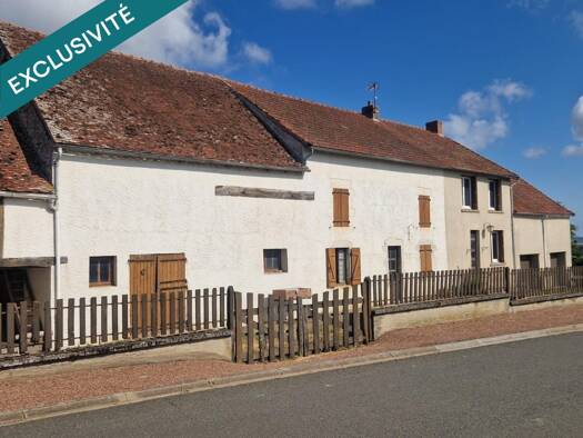 Maison à vendre 119 500 € 5 pièces 3 chambres 141 m² 2 358 m² de terrain Coutansouze 03330