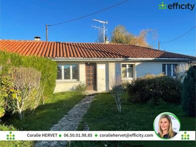 Maison de plain-pied à vendre 168 000 € 4 pièces 3 chambres 87 m² 482 m² de terrain Champ de Mars-Bussatte-Victor Hugo Angoulême 16000
