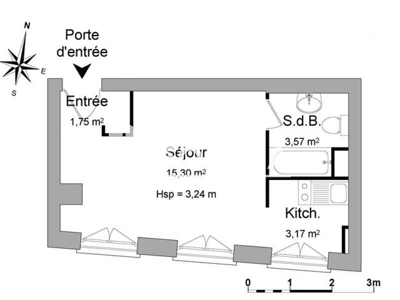 Maison à louer, 24m², BORDEAUX