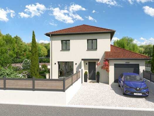 Terrain avec maison neuve à vendre 255 000 € 4 pièces 3 chambres 94 m² 641 m² de terrain Chimilin 38490