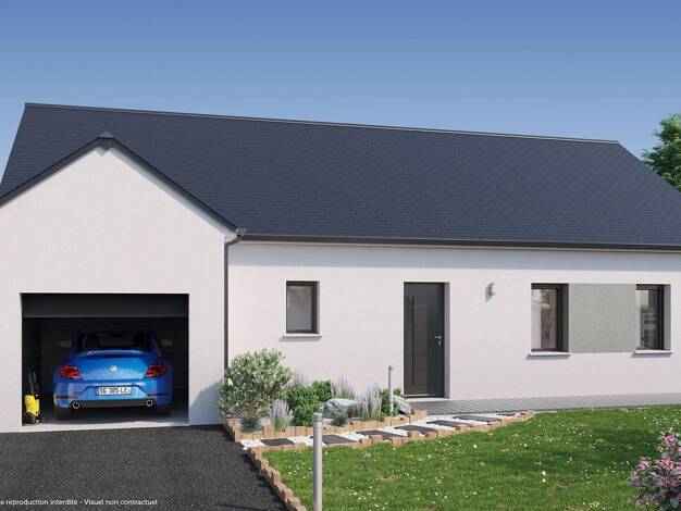 Terrain avec maison neuve à vendre 162 694 € 4 pièces 3 chambres 86 m² 176 m² de terrain Sens-de-Bretagne 35490