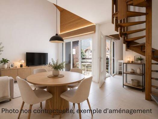 Duplex à vendre 479 000 € 5 pièces 4 chambres 97,32 m² Étage 2/2 Sud Saint-Jorioz 74410