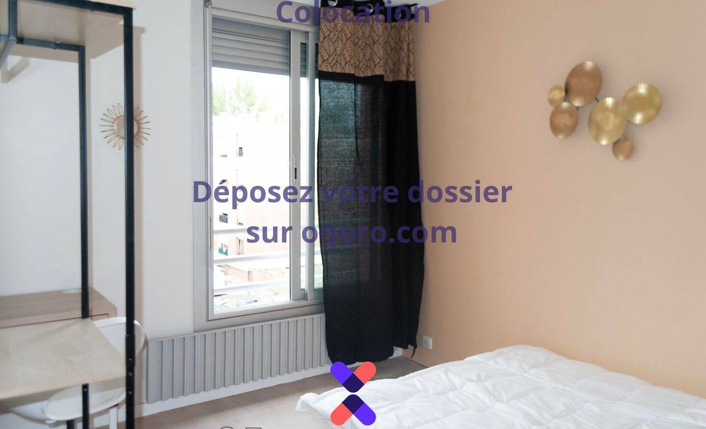 Chambre en colocation appartement meublé — 12