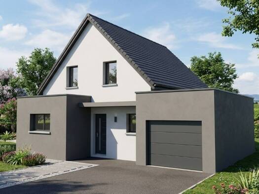 Terrain avec maison neuve à vendre 414 620 € 4 pièces 4 chambres 118 m² 448 m² de terrain Pfulgriesheim 67370