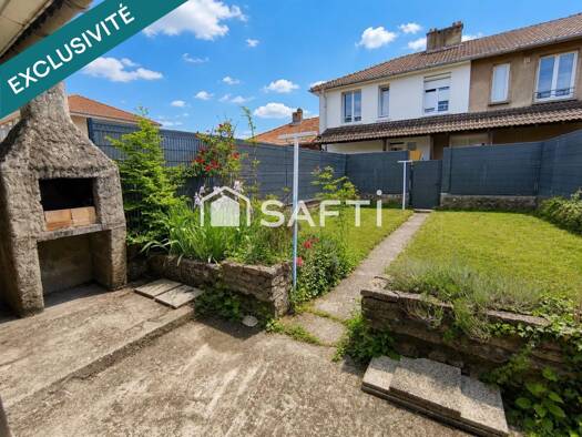 Maison à vendre 152 000 € 4 pièces 2 chambres 65 m² 180 m² de terrain Cité les Ecarts-Les Quatre Chemins Maizières-lès-Metz 57280