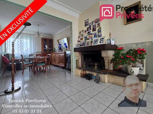 Maison à vendre 189 000 € 5 pièces 4 chambres 190 m² 2 000 m² de terrain Noyant-Villages 49490