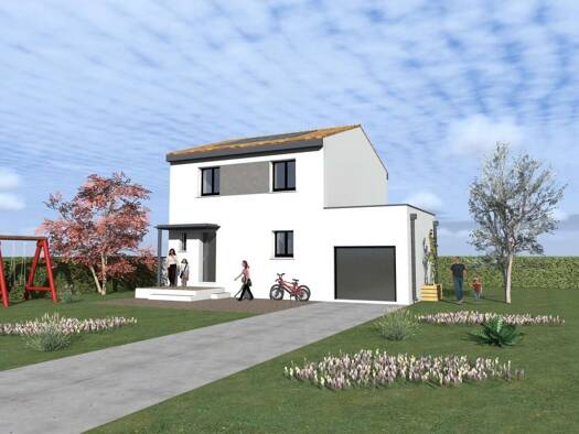 Terrain avec maison neuve à vendre 239 000 € 4 pièces 3 chambres 85,6 m² 350 m² de terrain Peret 34800