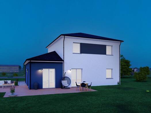 Terrain avec maison neuve à vendre 290 500 € 6 pièces 4 chambres 116,6 m² Sanchey 88390