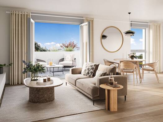 Appartement à vendre - Neuf 367 000 € 3 pièces 2 chambres 61 m² Étage 1/3 Fillière 74570