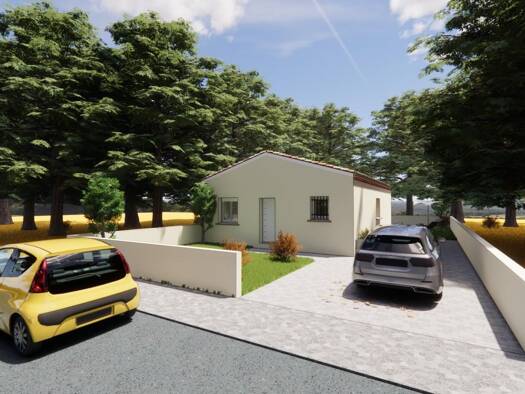 Terrain avec maison neuve à vendre 191 500 € 3 pièces 2 chambres 70 m² 350 m² de terrain Centre Est Loriol-sur-Drôme 26270