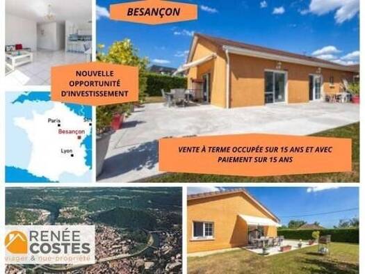 Maison en viager occupé Bouquet 126 720 € 7 pièces 5 chambres 145 m² 933 m² de terrain Saint Claude - Torcols Besançon 25000