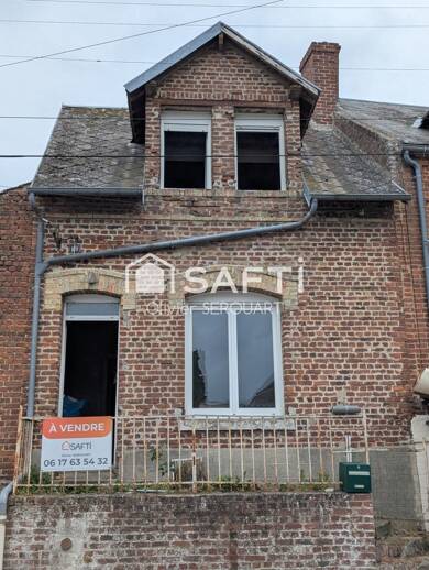 Maison à vendre 39 000 € 4 pièces 2 chambres 75 m² 320 m² de terrain Beaurevoir 02110