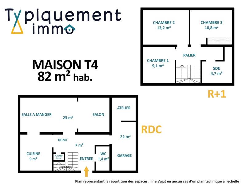 Maison à vendre, 82m², TOULOUSE