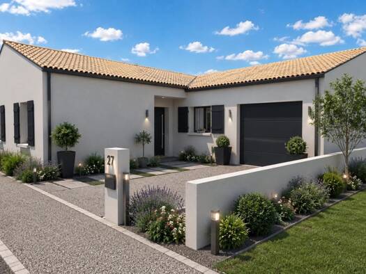 Terrain avec maison neuve à vendre 260 000 € 4 pièces 3 chambres 93 m² 420 m² de terrain Ballon 17290