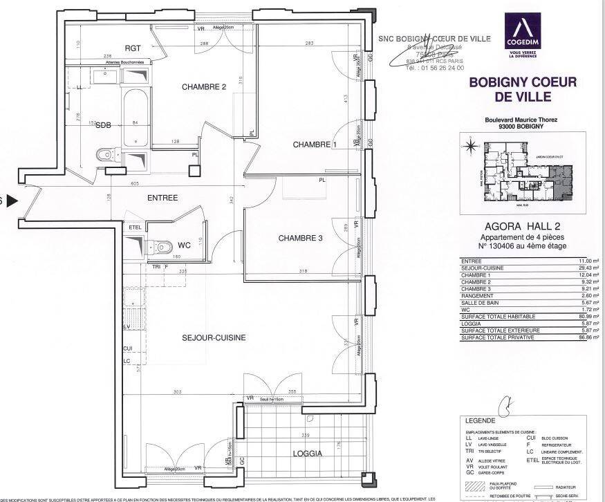 Maison à louer, 81m², BOBIGNY