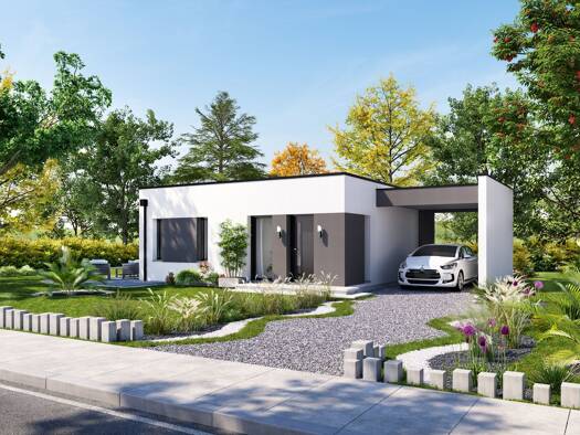 Terrain avec maison neuve à vendre 285 250 € 3 pièces 2 chambres 65,4 m² 280 m² de terrain Gare-Agora Berck 62600