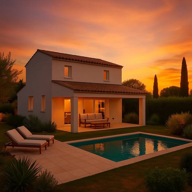 Terrain avec maison neuve à vendre 279 712 € Peripherie Marseillan 34340