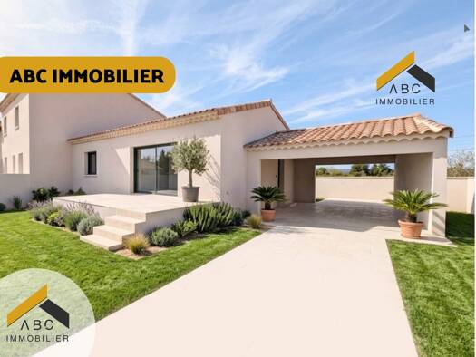 Maison de plain-pied à vendre - neuf 239 000 € 3 pièces 2 chambres 70 m² 314 m² de terrain Camaret-sur-Aigues 84850