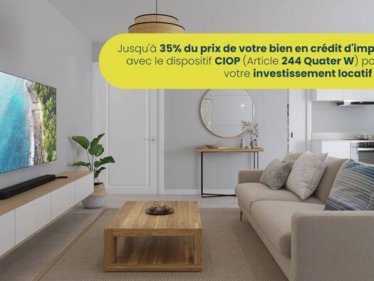 Appartement à vendre - Neuf 588 650 € 4 pièces 3 chambres 75 m² dès le 31/03/2027 Saint-Paul 97460