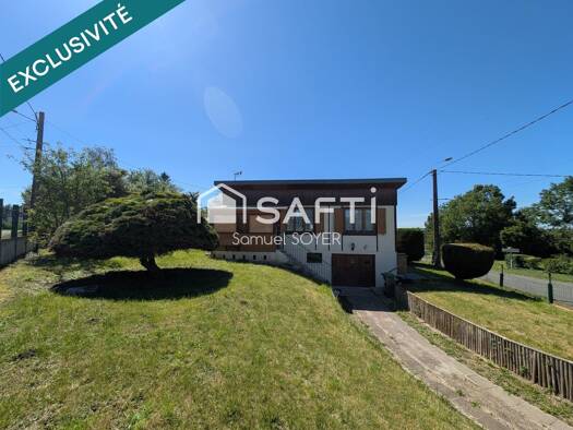 Maison à vendre 86 000 € 3 pièces 2 chambres 65 m² 735 m² de terrain Tergnier 02700