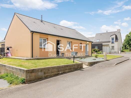 Maison de plain-pied à vendre 229 000 € 4 pièces 3 chambres 91 m² 420 m² de terrain La Chapelle du Lou du Lac 35360