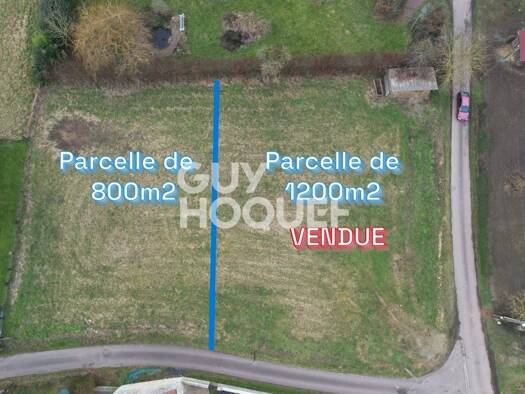 Terrain constructible à vendre 45 000 € 855 m² de terrain Rouvres 14190