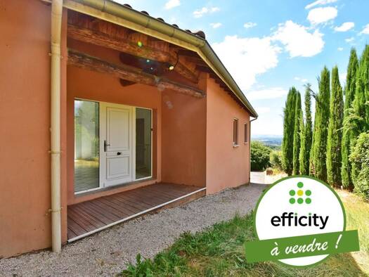 Maison de plain-pied à vendre 409 000 € 6 pièces 4 chambres 132 m² 1 000 m² de terrain Centre-Loire Saint-Just-Saint-Rambert 42170