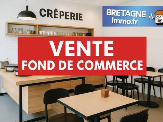 Crêperie à vendre Fonds de commerce 142 080 € 80 m² d'espace de restauration Saint-Pol-de-Léon 29250