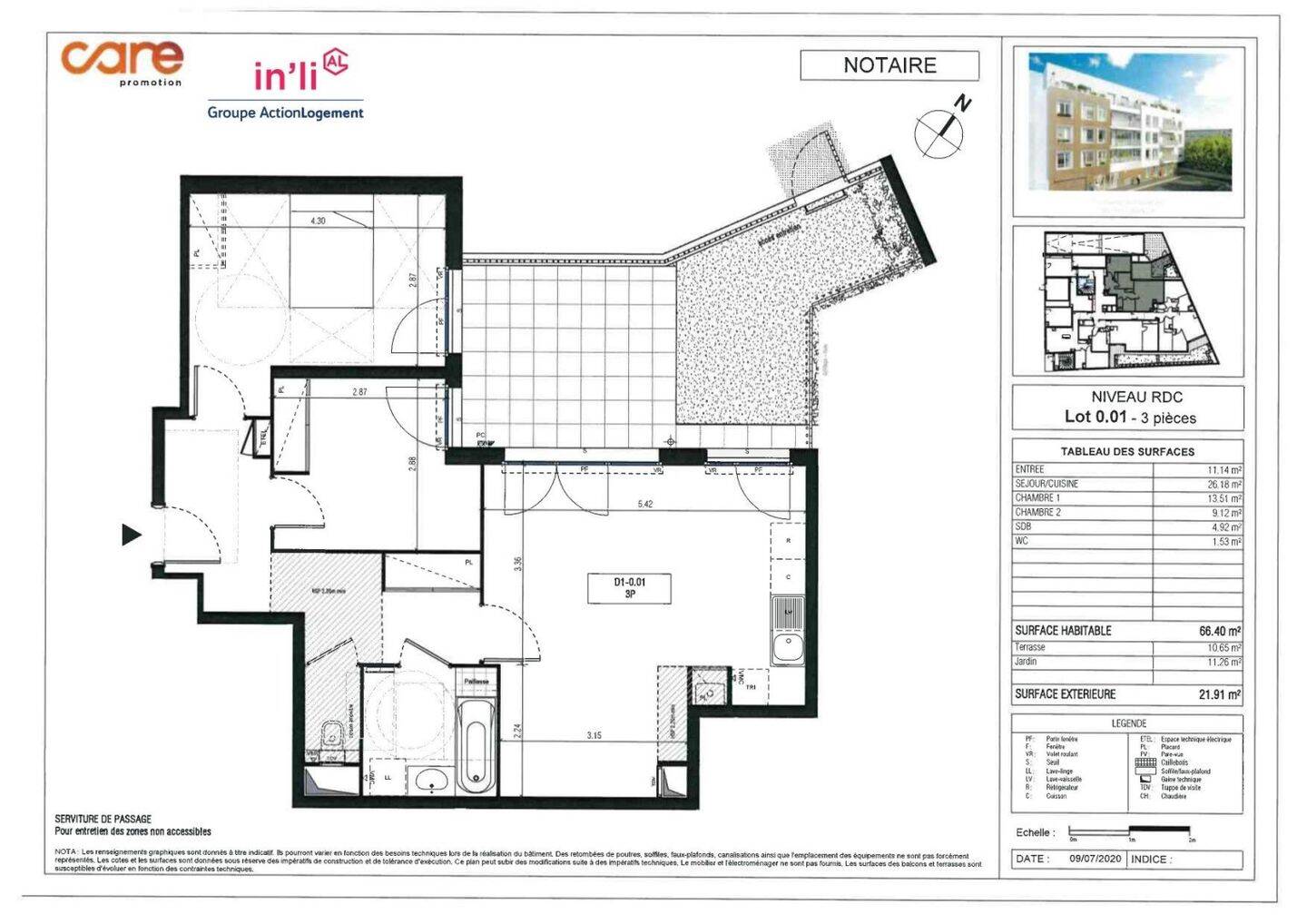 Maison à louer, 66m², DRANCY