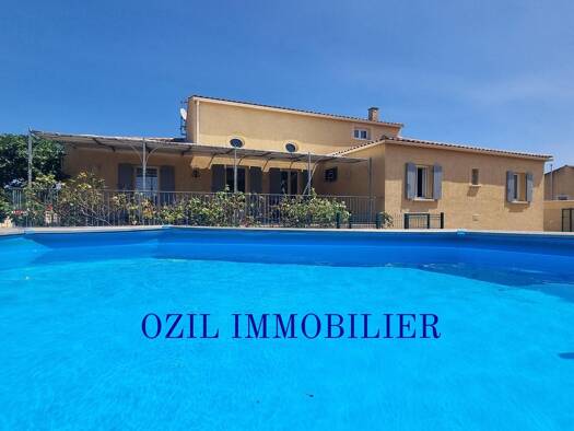 Maison de plain-pied à vendre 395 000 € 6 pièces 4 chambres 126 m² 1 206 m² de terrain Baron 30700