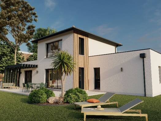 Terrain avec maison neuve à vendre 355 000 € 5 pièces 3 chambres 138 m² 1 100 m² de terrain Graves-Saint-Amant 16120