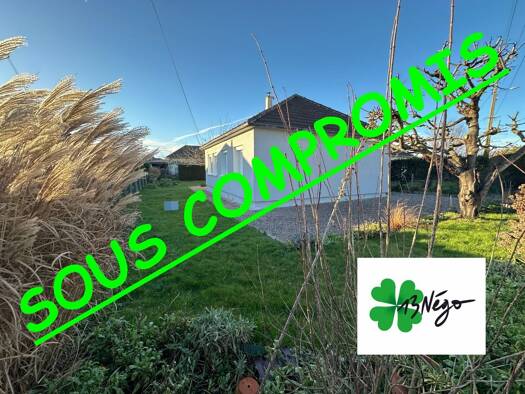 Maison de plain-pied à vendre 262 500 € 4 pièces 3 chambres 63 m² 457 m² de terrain Hermanville-sur-Mer 14880