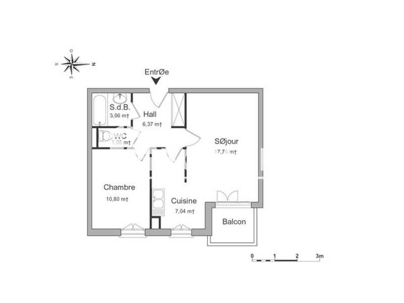 Maison à louer, 46m², GRENOBLE