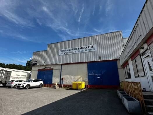 Local d'activités à louer 2 332 € 373 m² d'espace de stockage Zone Industrielle Nord Compiègne 60200