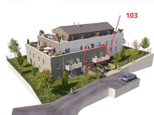 Appartement à vendre - neuf 250 000 € 3 pièces 2 chambres 66,7 m² dès le 31/12/2027 Duclair 76480