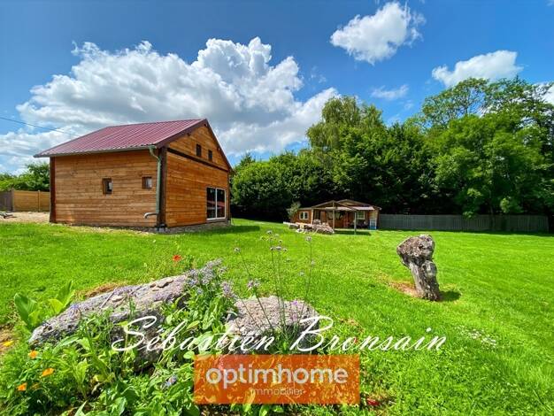 Chalet à vendre 199 000 € 2 pièces 1 chambre 130 m² 4 244 m² de terrain Mont-sous-Vaudrey 39380