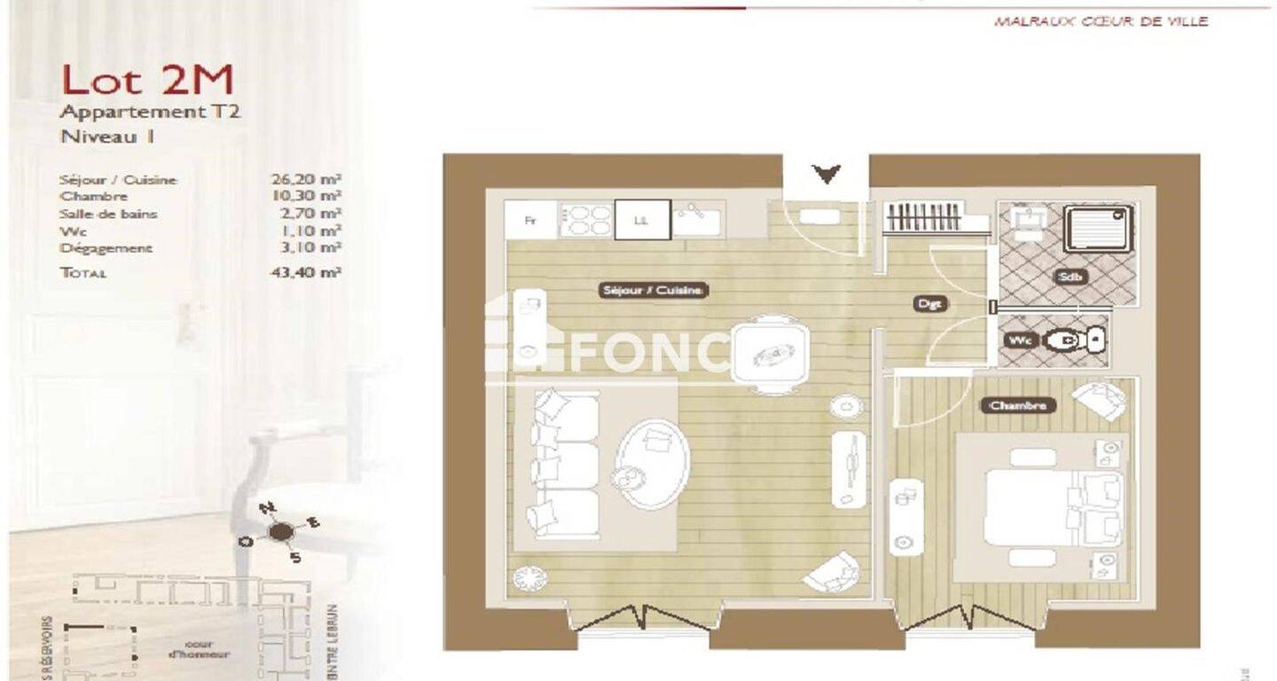 Maison à louer, 43m², VERSAILLES