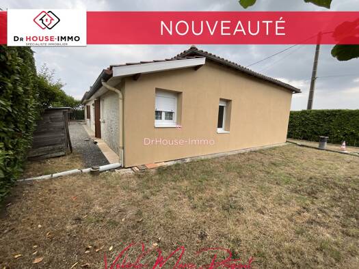 Maison à vendre 273 500 € 6 pièces 3 chambres 107 m² 1 162 m² de terrain Margaux-Cantenac 33460